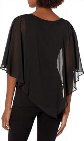 img 1 attached to AGB Women'S Popover Top With Asymmetrical Hem