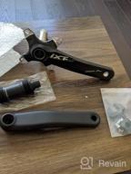 img 1 attached to MTB And Road Bicycle Crank Arm Set With Bottom Bracket Kit And Chainring Bolts - 175Mm, 104 BCD, Compatible With Shimano, FSA - Ideal For Mountain Bikes, BMX And More (1 Pair) By Litetop review by Justin Gomez