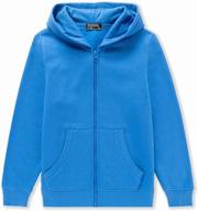 👕 dotdog unisex brushed fleece sweatshirt: stylish boys' fashion hoodies & sweatshirts логотип