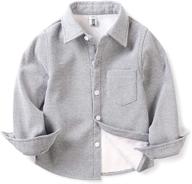 ochenta fleece lined denim shirt boys' clothing at tops, tees & shirts logo