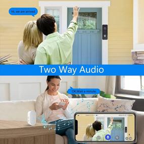 img 3 attached to Upgrade Your Home Security With CHWARES 2022 Wireless Video Doorbell Camera With Chime