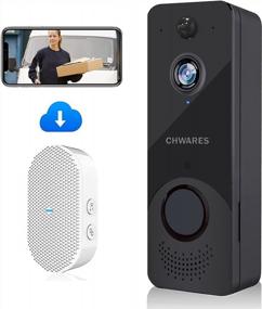 img 4 attached to Upgrade Your Home Security With CHWARES 2022 Wireless Video Doorbell Camera With Chime