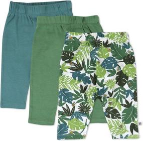 img 4 attached to 👶 Organic Cotton Cuff-Less Harem Pants Multi-Pack for Honest Baby Infants