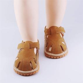 img 3 attached to 👟 SOFMUO Squeaky Sandals: Non-Slip Outdoor Footwear for Boys - Breathable Summer Sandals