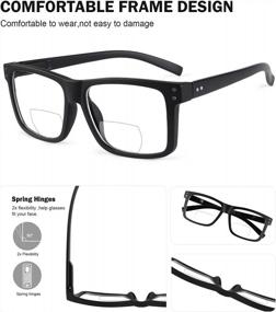 img 2 attached to Eyekepper Transition Photochromic Bifocal Reading Glasses Oversized Large Frame