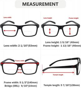img 3 attached to Eyekepper Transition Photochromic Bifocal Reading Glasses Oversized Large Frame