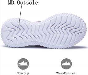 img 1 attached to Memory Foam Lightweight Women'S Athletic Walking Shoes - Slip On Running Sneakers For Tennis, Gym, And Jogging