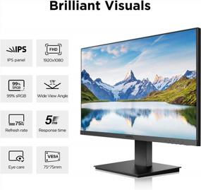 img 3 attached to High-Quality KOORUI 27 Inch Monitor: 1920X1080P, 75Hz, Frameless, HDMI - Enhanced Viewing Experience