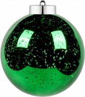 get festive with xmasexp's green giant shatterproof christmas ball ornament - perfect for holiday party decorations! logo