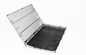 img 2 attached to 🔍 Optimized Search: Carlson Secure & Foldable Metal Dog Crate with Single Door by Pet Products