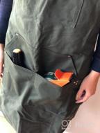 img 1 attached to Get The Ultimate Protection And Convenience With GOBANNEY'S Woodworking Apron - Waterproof And Durable With 6 Handy Tool Pockets! review by Tyrone Narvaez