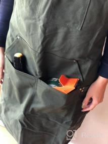 img 7 attached to Get The Ultimate Protection And Convenience With GOBANNEY'S Woodworking Apron - Waterproof And Durable With 6 Handy Tool Pockets!