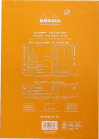 img 3 attached to 🗒️ Rhodia Staplebound Dot Grid Notepad - Orange Cover, 80 Sheets, 8 1/4 x 11 3/4: Product Review