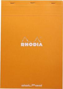 img 4 attached to 🗒️ Rhodia Staplebound Dot Grid Notepad - Orange Cover, 80 Sheets, 8 1/4 x 11 3/4: Product Review