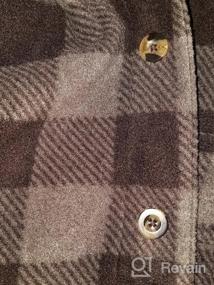 img 5 attached to Тяжелая флисовая рубашка в клетку Buffalo для мужчин от Venado Mens - Мягкие и удобные рубашки в клетку для максимального стиля и тепла