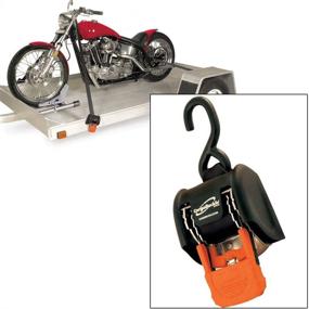 img 1 attached to 🔒 CargoBuckle G3 2-Inch by 72-Inch Retractable Ratchet Tie-Downs - Pair