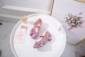 img 2 attached to Glamorous Goettin Girl Mary Jane High Heels For Formal Dress Banquet Weddings
