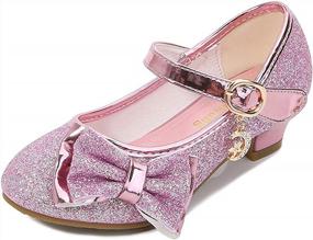 img 3 attached to Glamorous Goettin Girl Mary Jane High Heels For Formal Dress Banquet Weddings