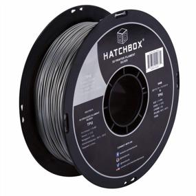 img 4 attached to Get Precise Results With HATCHBOX TPU 3D Printer Filament - 1Kg Spool, Shore 95A, Silver