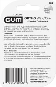 img 3 attached to 🦷 GUM Orthodontic Wax Enriched with Vitamin E - Set of 4