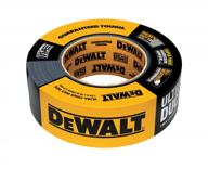 сверхпрочная черная клейкая лента dewalt: прочная и долговечная, 1 рулон, 1,88 дюйма x 30 ярдов логотип