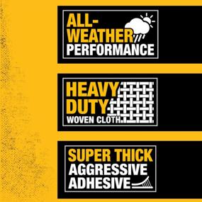 img 2 attached to DEWALT Ultra-Tough Black Duct Tape: Strong And Durable, 1 Roll, 1.88 In X 30 Yd