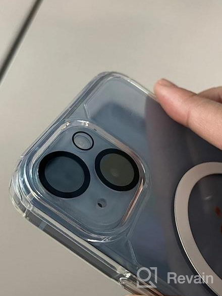 img 1 attached to Military Drop Protection 5-In-1 IPhone 14 Case With Tempered Glass & Camera Lens Protectors - Blue (6.1 Inch) [No Yellowing] review by Joseph Rasmussen