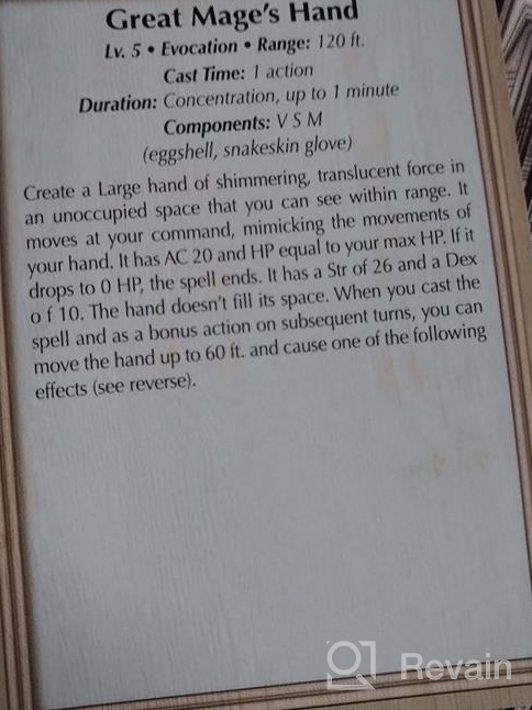 img 1 attached to Spell Cards - DND 5E Compatible - Quick Reference Class Ability Decks - Pocket Sized RPG Spellbook Cards - Roleplaying Game Player Accessories - TTRPG Fantasy Adventure Accessory (Wizard) review by Abby Clark