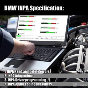 img 1 attached to INPA K + D CAN Cable for BMW E60 E61 E70 E81 E83 E87 E90, E1, E92, E93 R56, OBD2 OBDII Diagnostic Test Scanner USB Interface Cable Adapter, Comprehensive INPA Cable for BMW Diagnosis (1998-2008 Models)