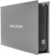 🎮 avolusion pro-5x серия 4 тб внешний игровой жесткий диск usb 3.0, совместимый с ps4 original, slim и pro (серый) логотип