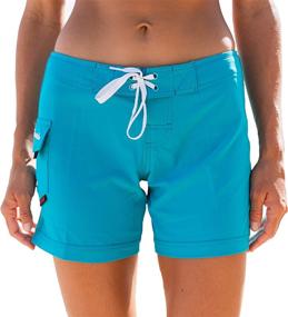 img 4 attached to 🩳 Maui Rippers Women's Stretch Boardshorts – Women's Clothing Collection for Swimsuits & Cover-ups