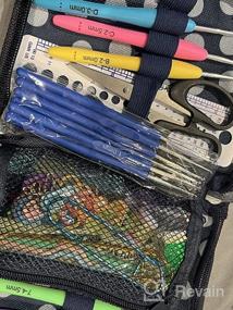 img 8 attached to Inscraft 82 Pcs Crochet Hook Set, 19 Sizes 0.6Mm-8Mm(L), Ergonomic Soft Grip Handles Crochet Needles (11 Sizes) Kit With Bag For Arthritic Hands, Crochet Starter Kit For Beginners Knitting Yarn Lovers