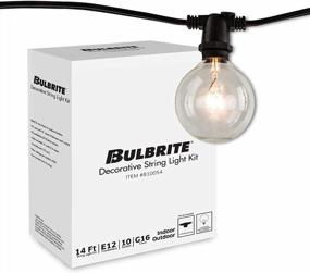 img 3 attached to 💡 Bulbrite String Lights 14 ft: Brighten Your Outdoor Space with Incandescent, 10-Socket String Light Kit (Pack of 1)