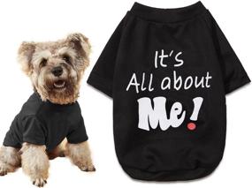 img 4 attached to 🐶 DroolingDog Black Dog Shirt | Yorkie Clothes | Puppy Tshirt for Small Dogs | Dog Tee Shirts | Dog T-shirt for Boys