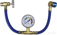 🌡️ bacoeng r134a auto ac u-charge hose: gauge and can tap for hvac system logo
