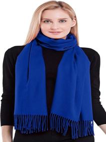 img 1 attached to Women's Accessories: 100% Cashmere Shawl from Nepal for Scarves & Wraps