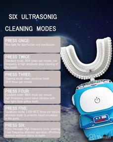 img 1 attached to Toothbrush Joso Ultrasonic 360°Cleaning Waterproof Oral Care