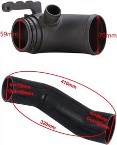 img 1 attached to Kyostar Turbo Inlet Elbow Silicone Air Intake Hose Pipe For VW MK7 Golf GTI R S3 A3 EA888 (A Set)