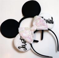 🎀 clgift wedding mickey and minnie mouse headband logo