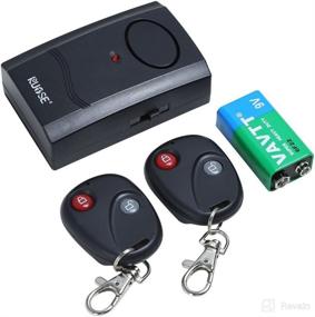 img 4 attached to 🏍️ Rupse Wireless Anti-Theft Vibration Alarm for Motorcycle Scooters - Includes 2 Remotes and 9V Power Supply