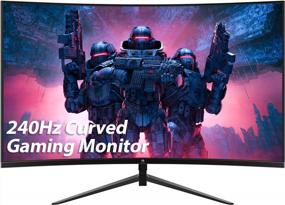 img 4 attached to Z-EDGE 27 Inch Curved Gaming Monitor: 240Hz, 1920X1080, Flicker Free, Built In Speakers & HDMI Input