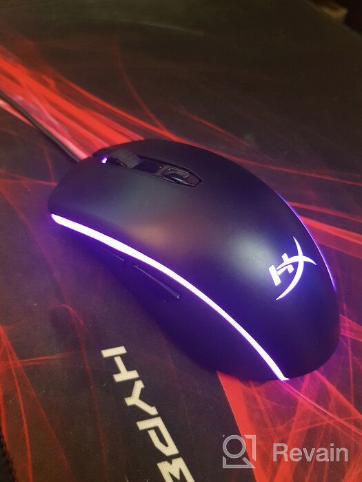 img 1 attached to HyperX Pulsefire Surge - RGB Wired Gaming Mouse with Pixart 3389 Sensor 🖱️ up to 16000 DPI, 6 Programmable Buttons, Ergonomic Design, Compatible with Windows 10/8.1/8/7 - Black review by Nam Le Bao ᠌