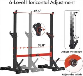 img 1 attached to Maximize Your Home Gym With BangTong&Li'S Adjustable Weight Rack - 550Lbs Capacity