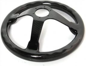 img 2 attached to Carbon Fiber Racing Steering Wheel By Hiwowsport