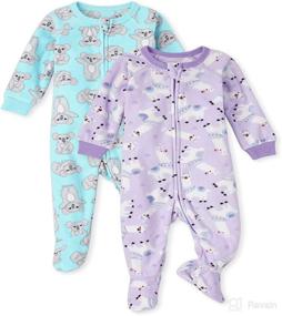 img 4 attached to Childrens Place Toddler Pajamas Lavender Apparel & Accessories Baby Boys ~ Clothing