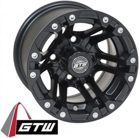 img 1 attached to Specter Aluminum Golf Cart Wheel 4X101.6Mm Bolt Pattern Single Unit