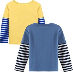 img 3 attached to Cartoon Toddler Crewneck Sweatshirt for Boys - Tops, Tees & Shirts