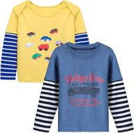 cartoon toddler crewneck sweatshirt for boys - tops, tees & shirts logo