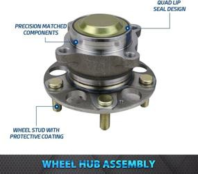 🔧 Bodeman - Rear Wheel Hub and Bearing Assembly for…