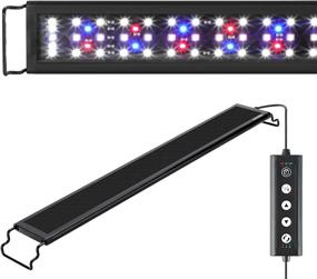 img 4 attached to AMZBD Led Aquarium Light: Full Spectrum & WRGB Color Adjustment | 3 Timings | Adjustable Brightness | Expandable Bracket | Ideal for 12-18 inch Fish Tanks